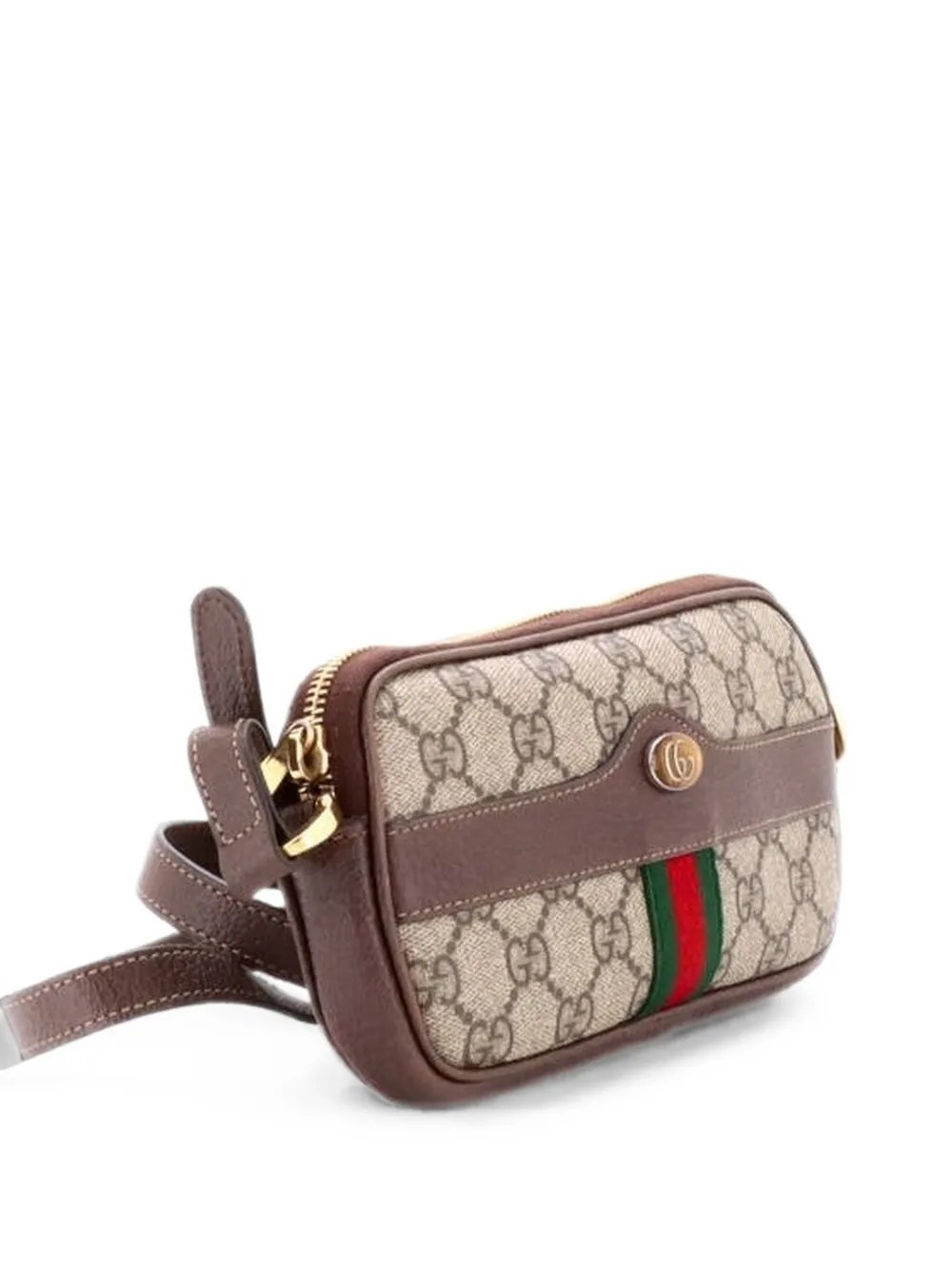 Ophidia GG Coated Canvas Mini crossbody bag
