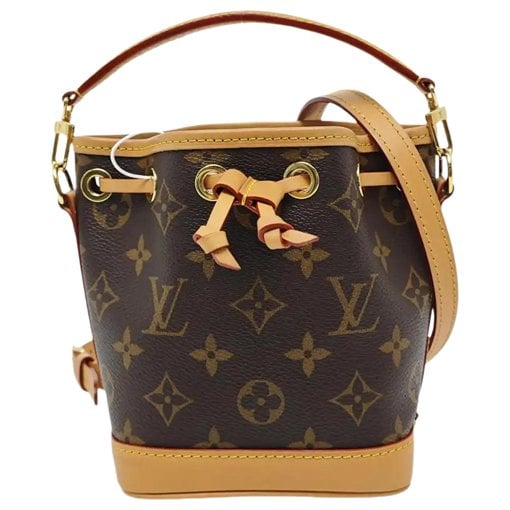 Nano Noé leather handbag
