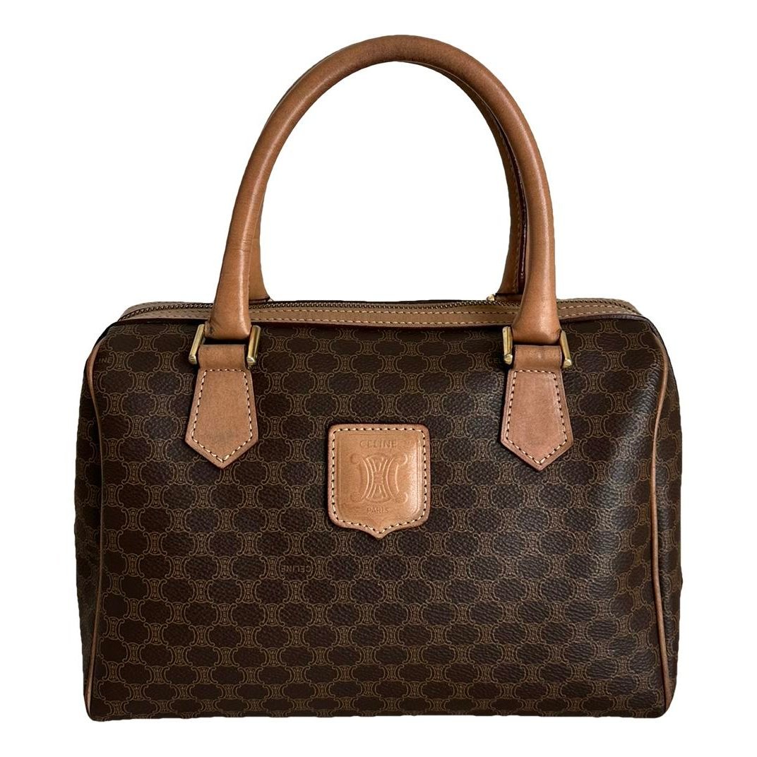 Leather bowling bag