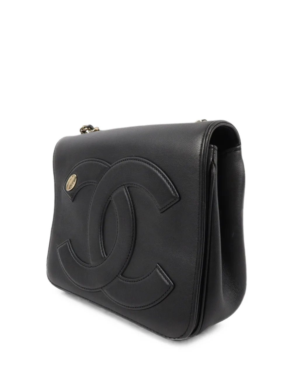 CC Mania leather shoulder bag