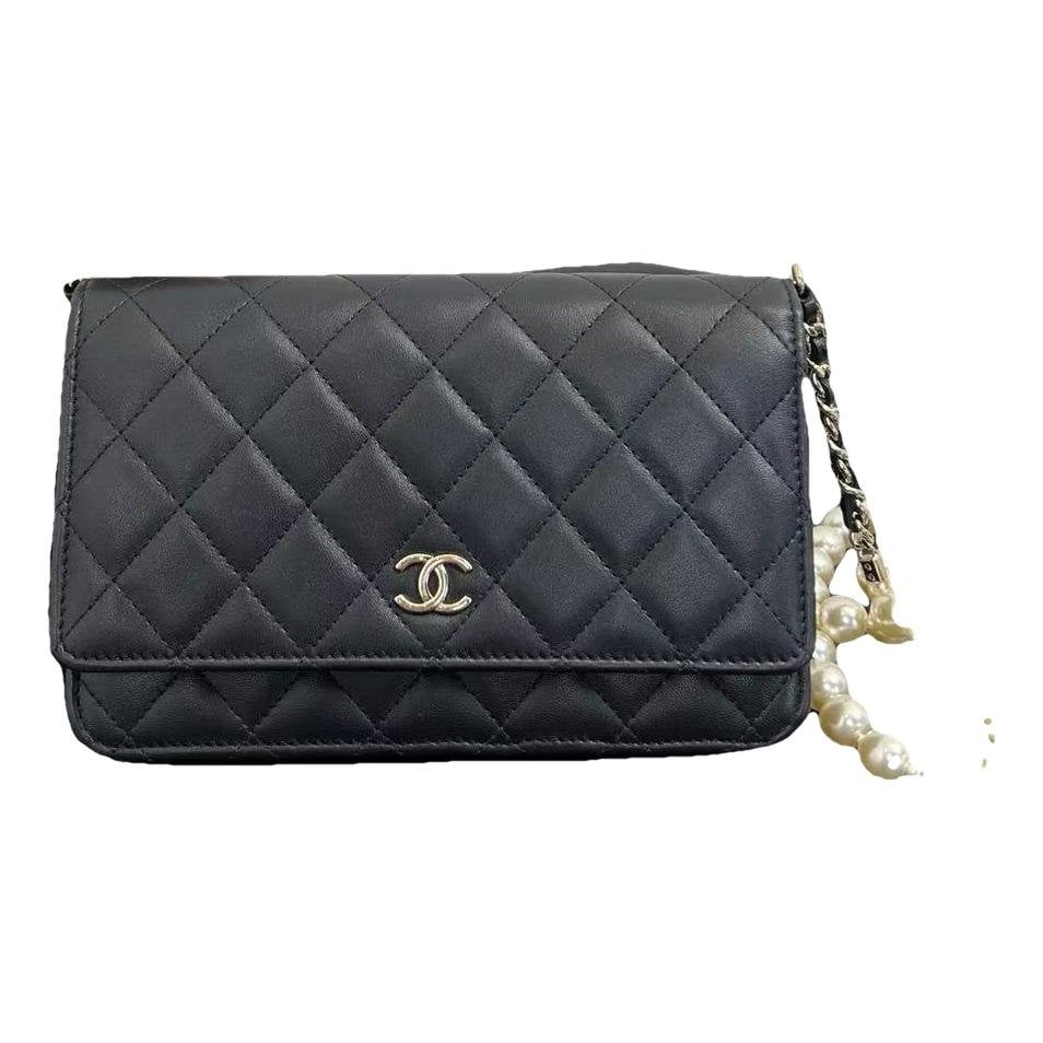 Wallet On Chain Timeless/Classique leather handbag