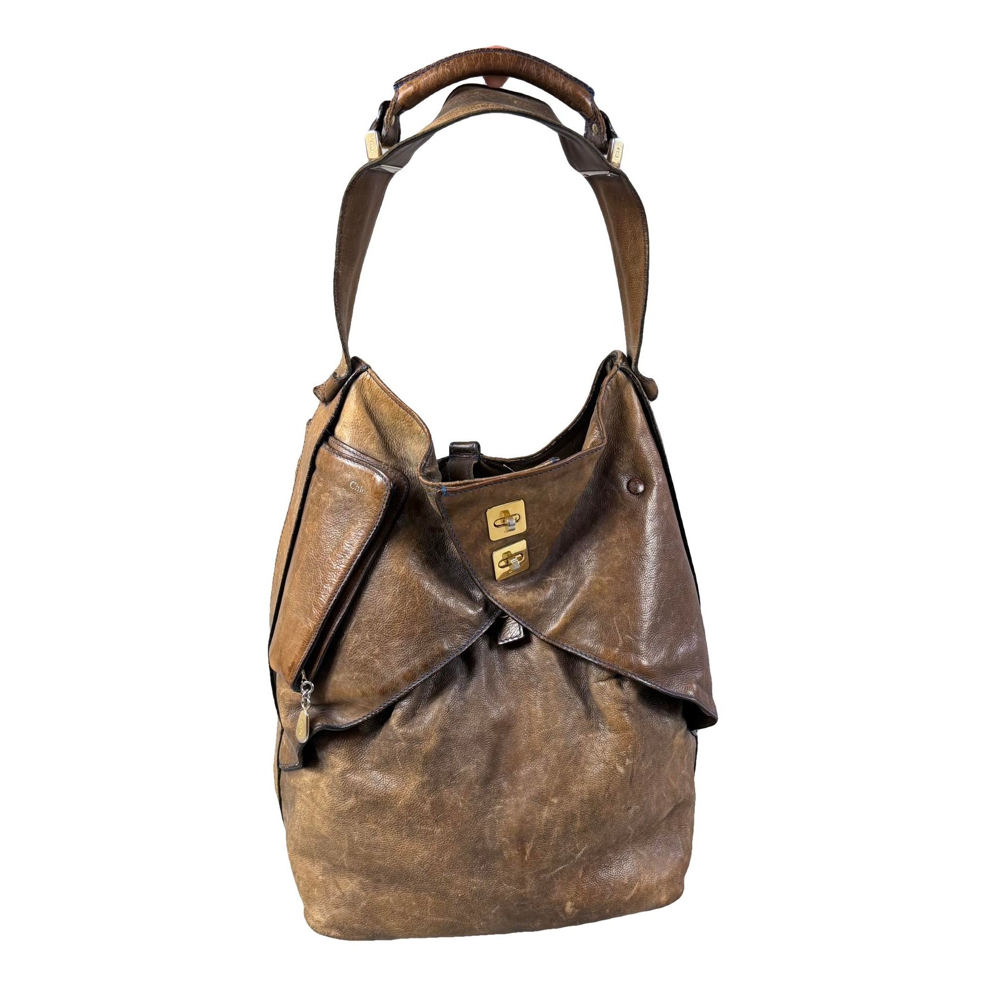 Leather handbag