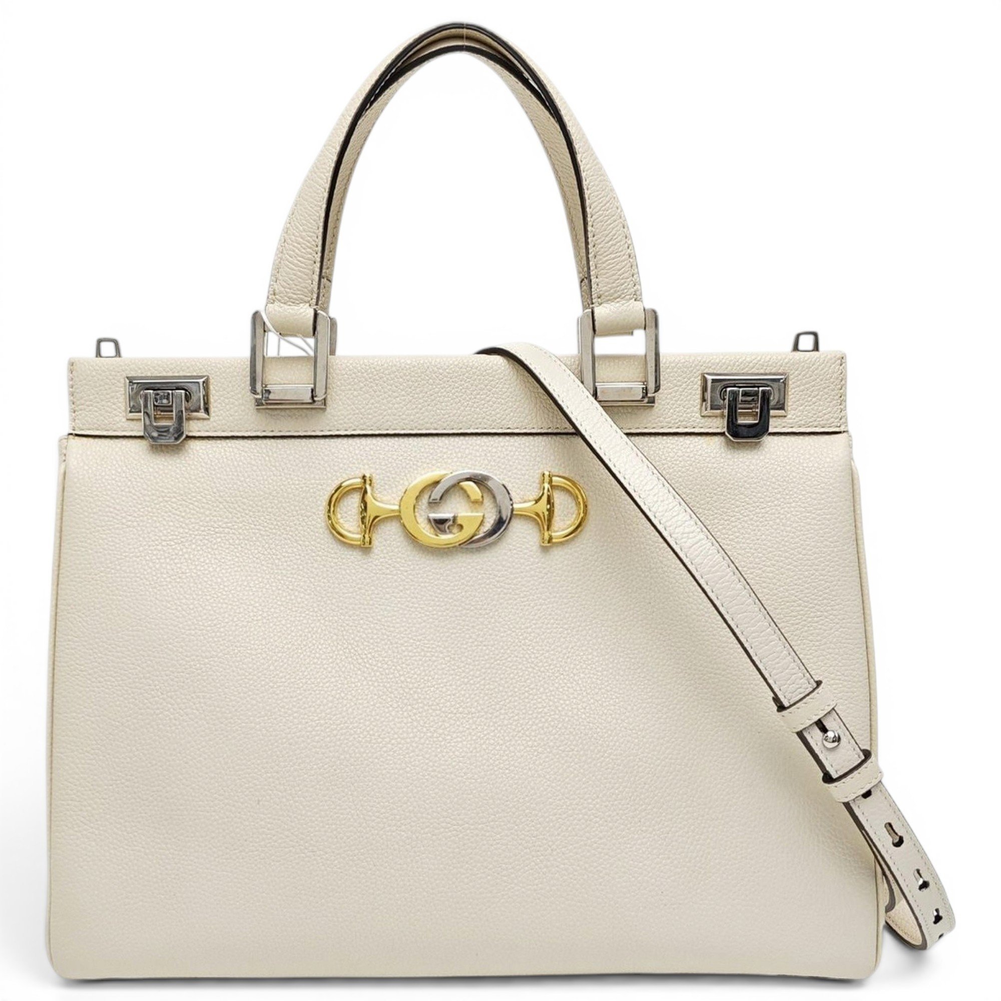 Zumi leather handbag