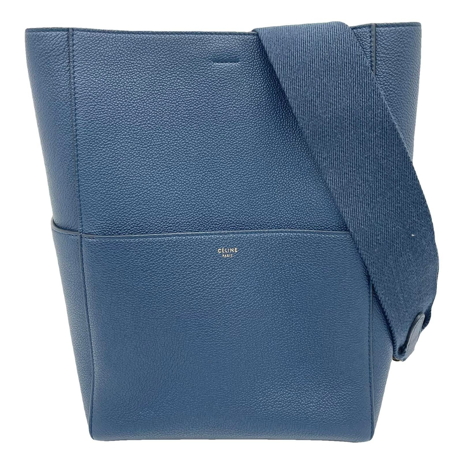 Seau Sangle leather handbag