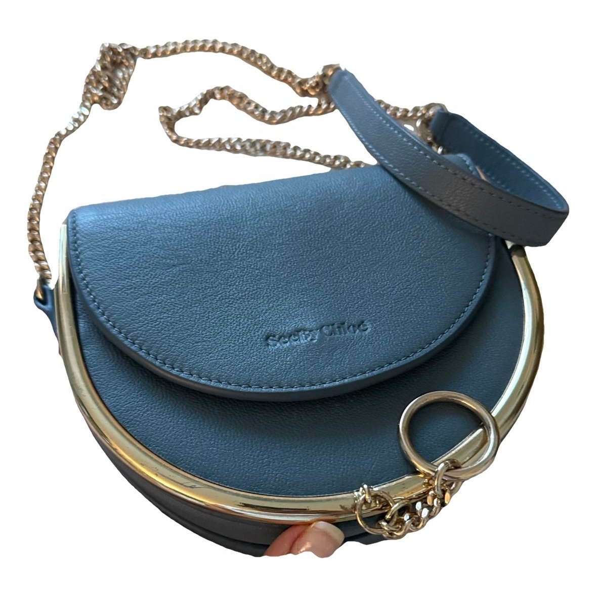 Leather crossbody bag