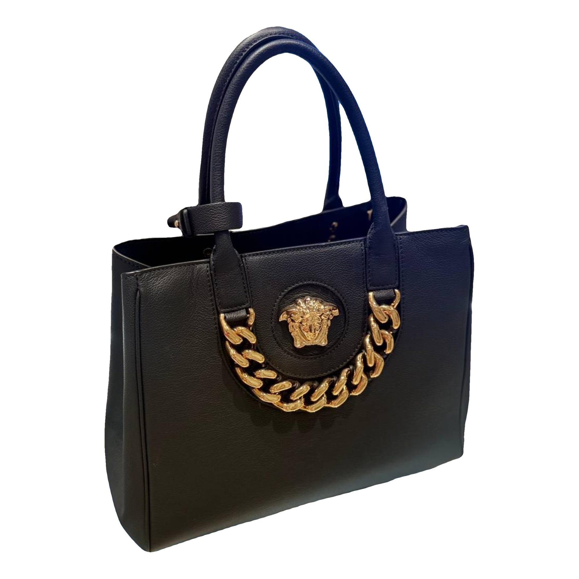 Versace La Medusa leather handbag