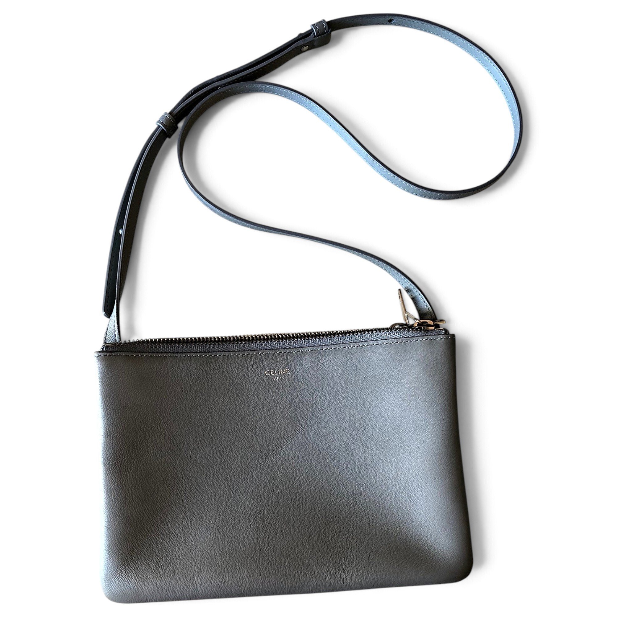 Trio leather crossbody bag