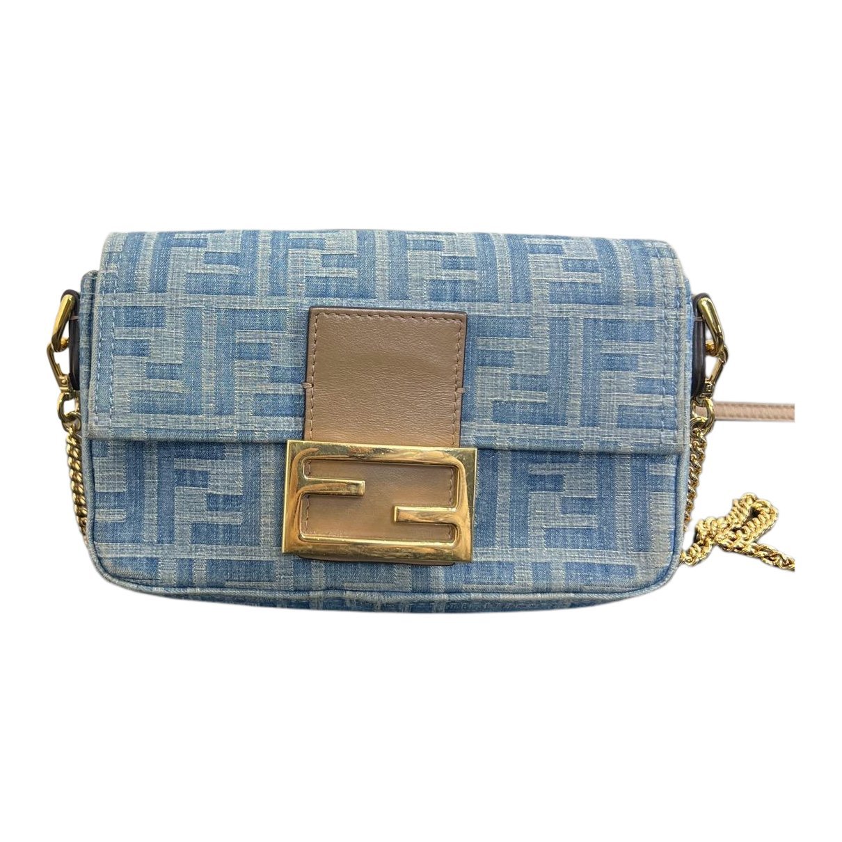 Baguette Chain Midi cloth handbag