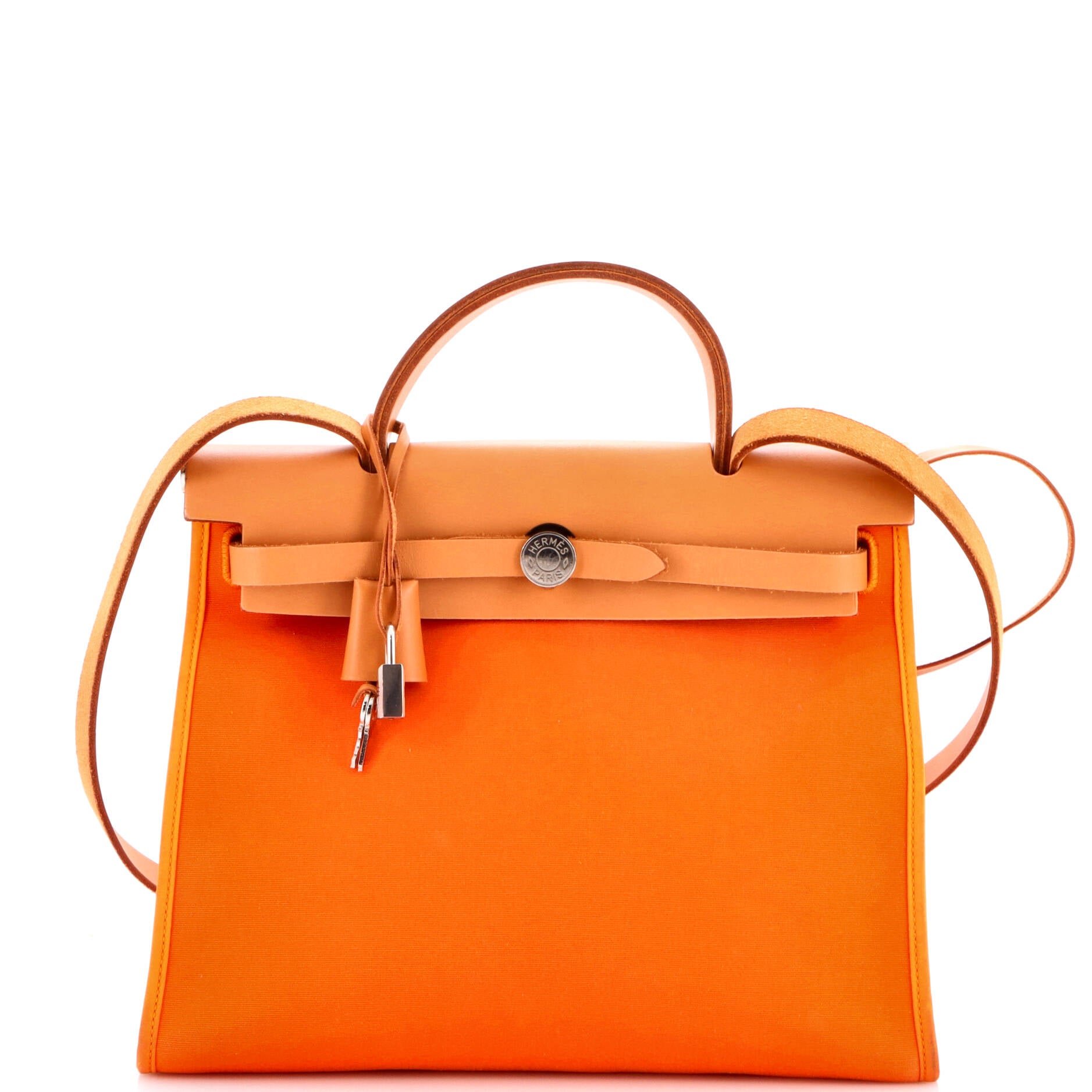 Herbag Zip Leather and Toile 31