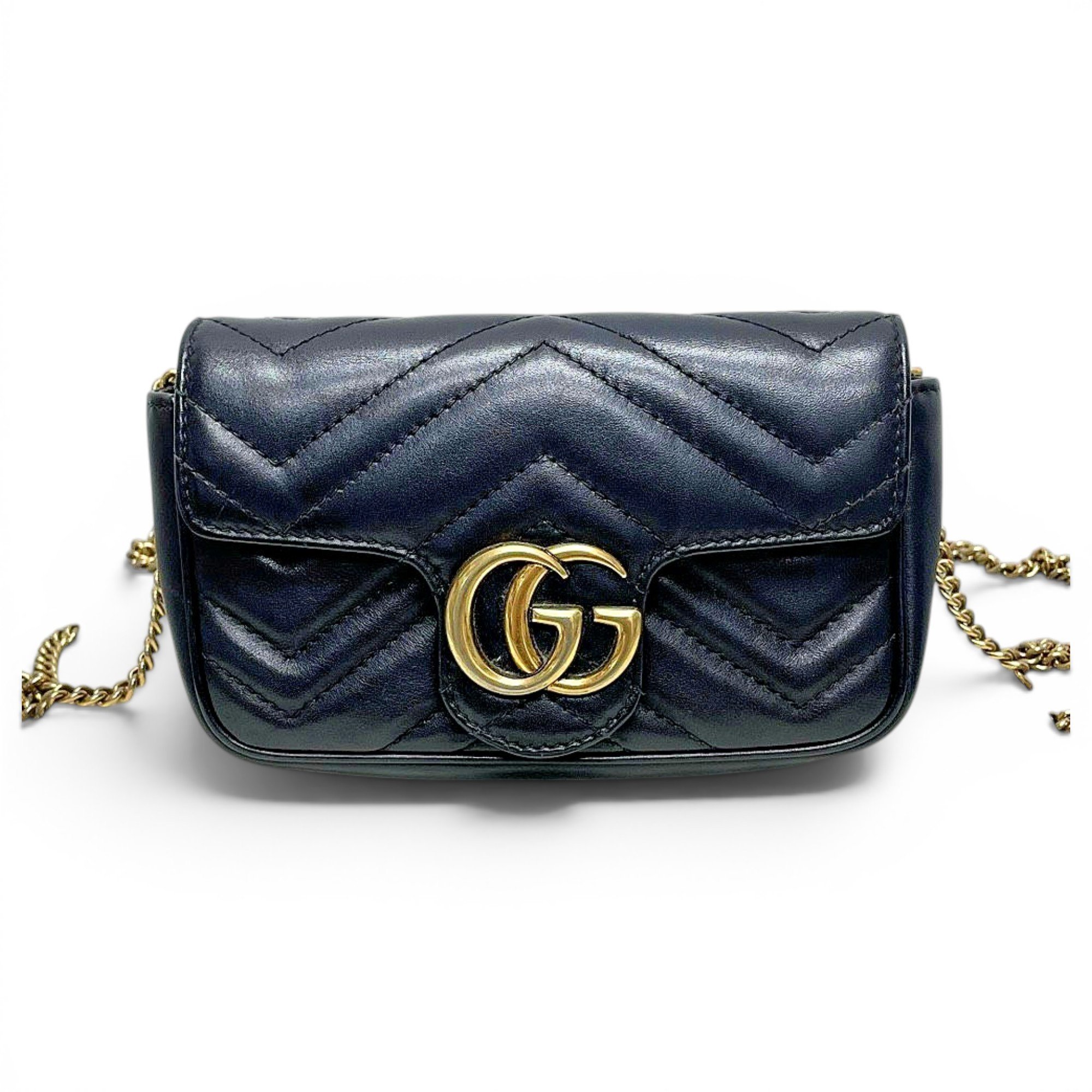 GG Marmont Flap leather crossbody bag