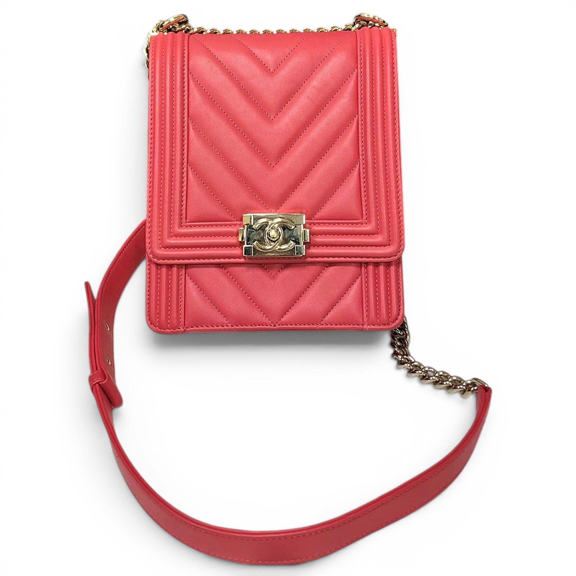 North South Boy leather handbag