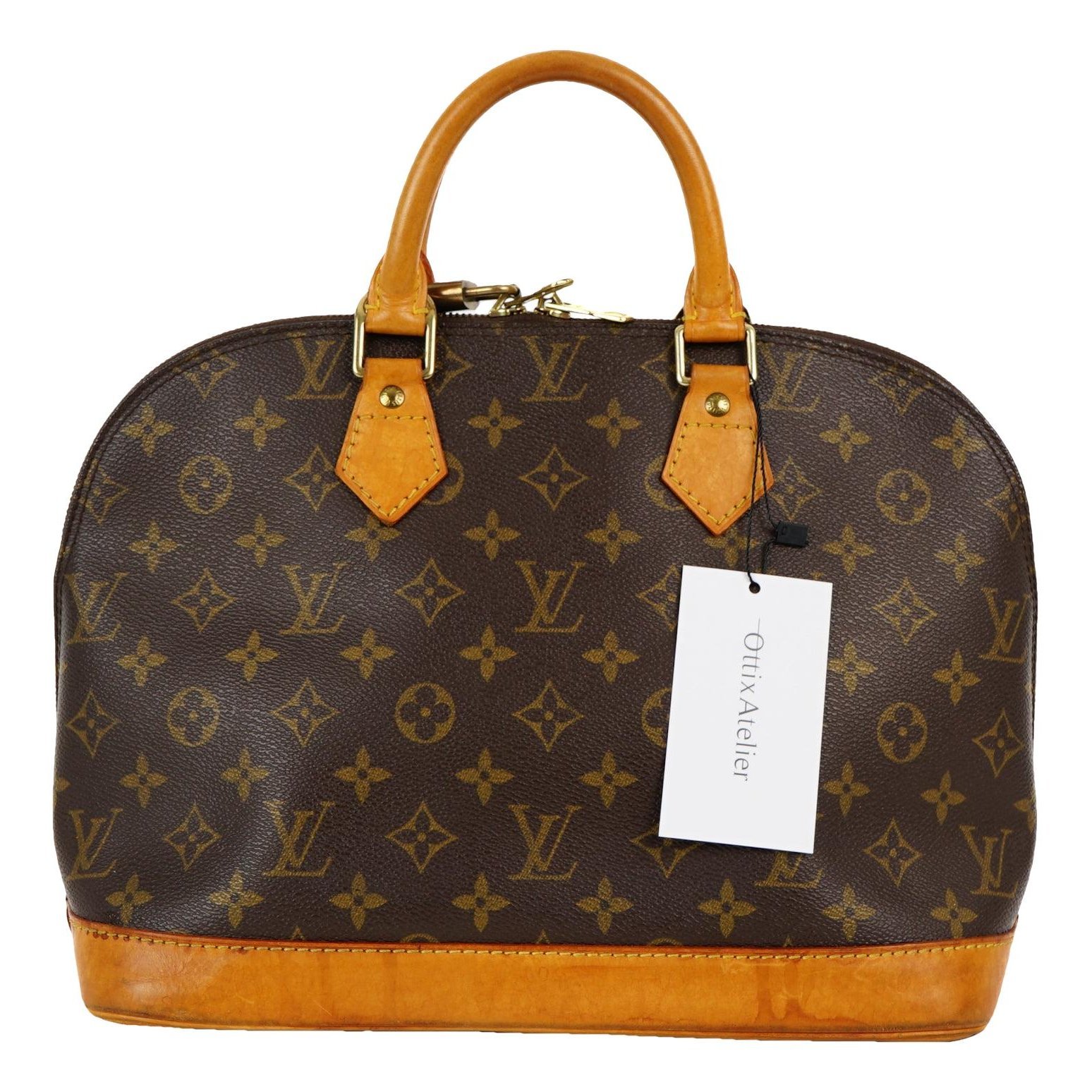 Alma leather handbag