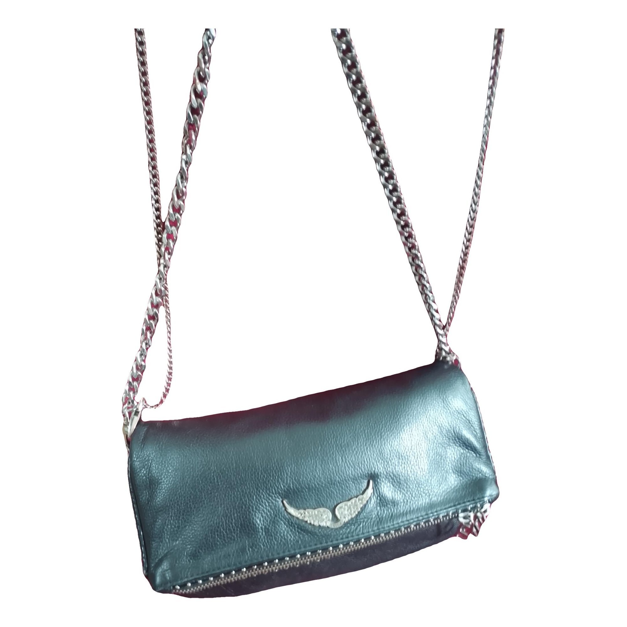Rock leather crossbody bag