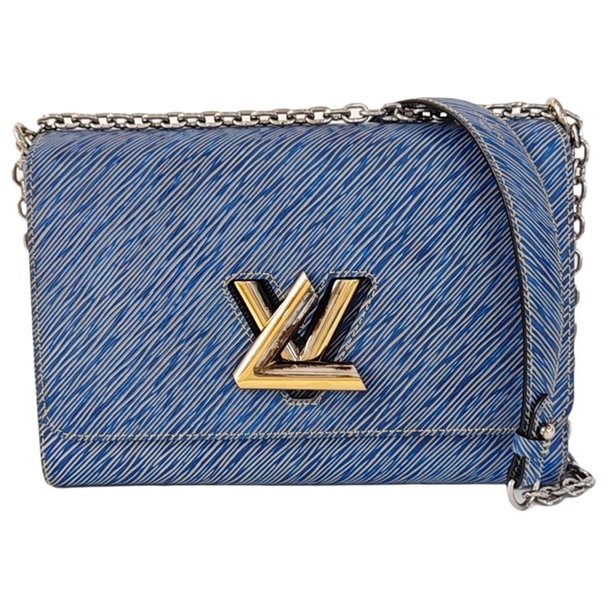 Twist leather handbag