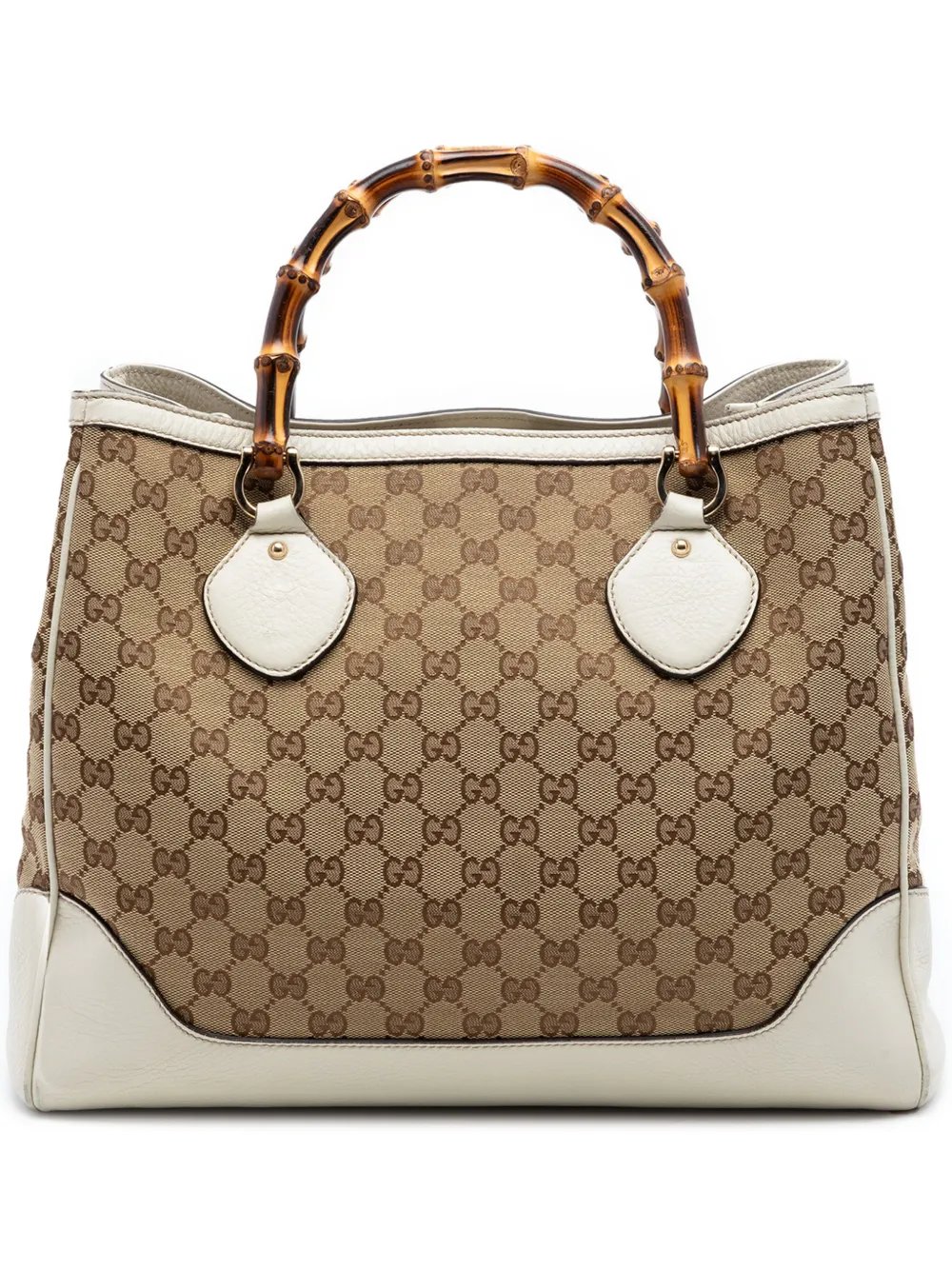 2000-2016 Medium GG Canvas Bamboo Diana tote bag
