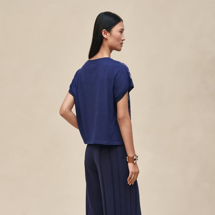 Bleu Abysse "Etriers Remix" Sleeveless Sweater