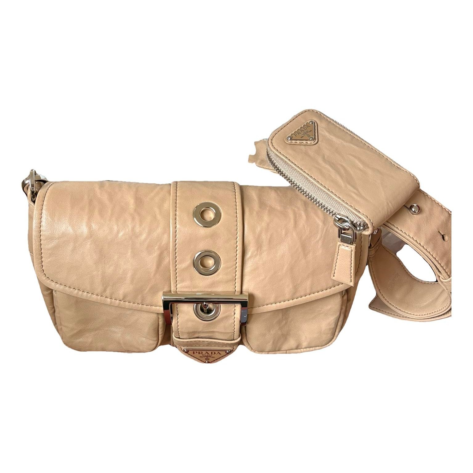 Prada Pocket leather crossbody bag