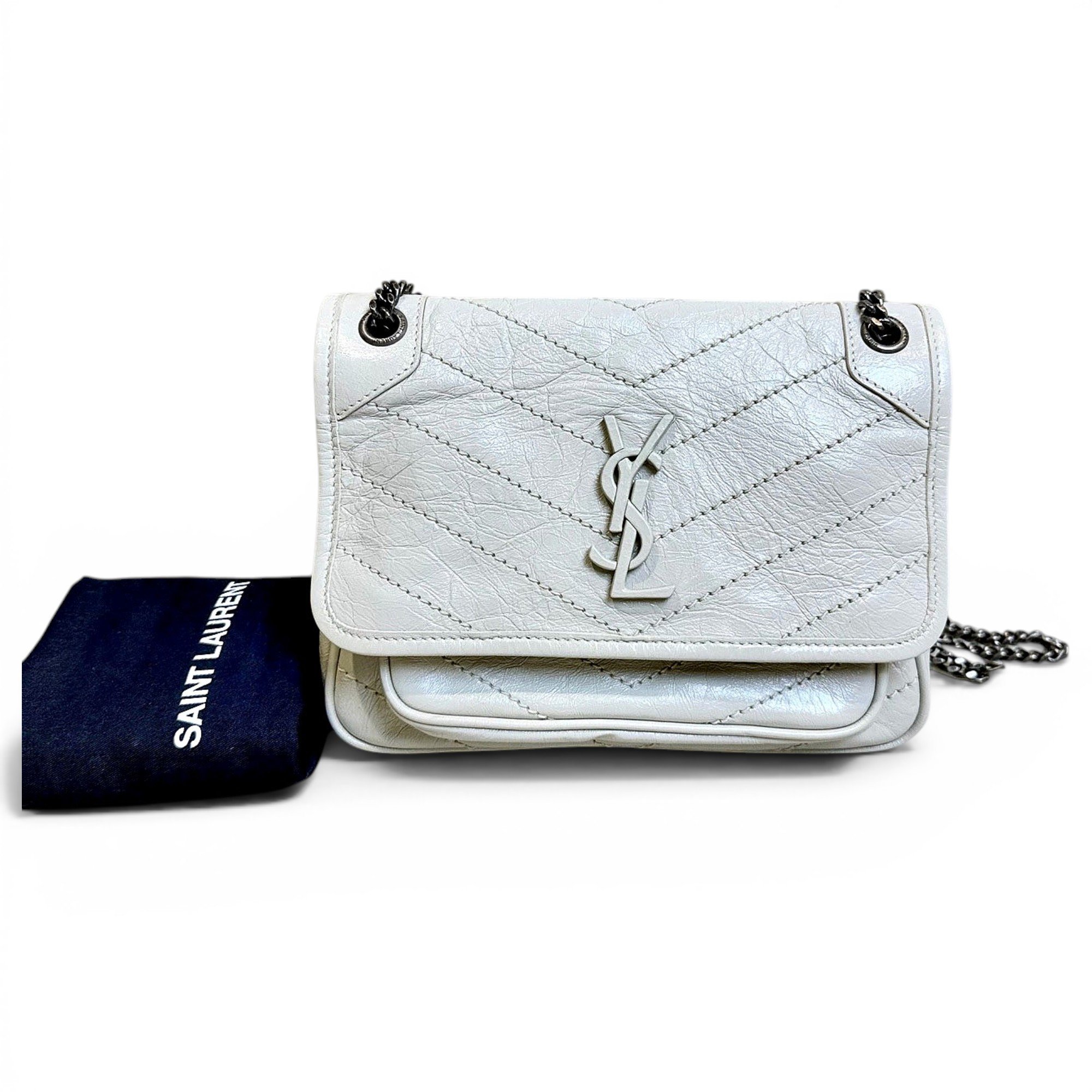 Niki leather crossbody bag