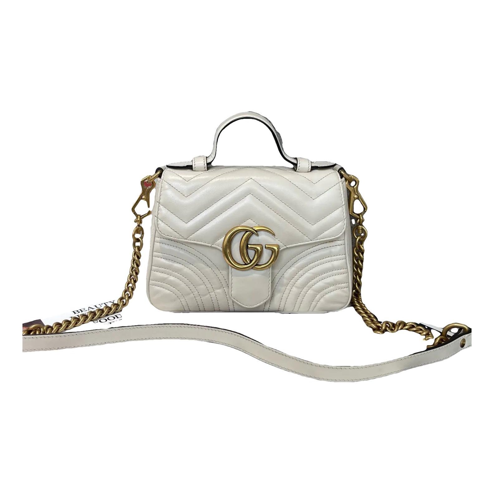 GG Marmont Flap leather crossbody bag