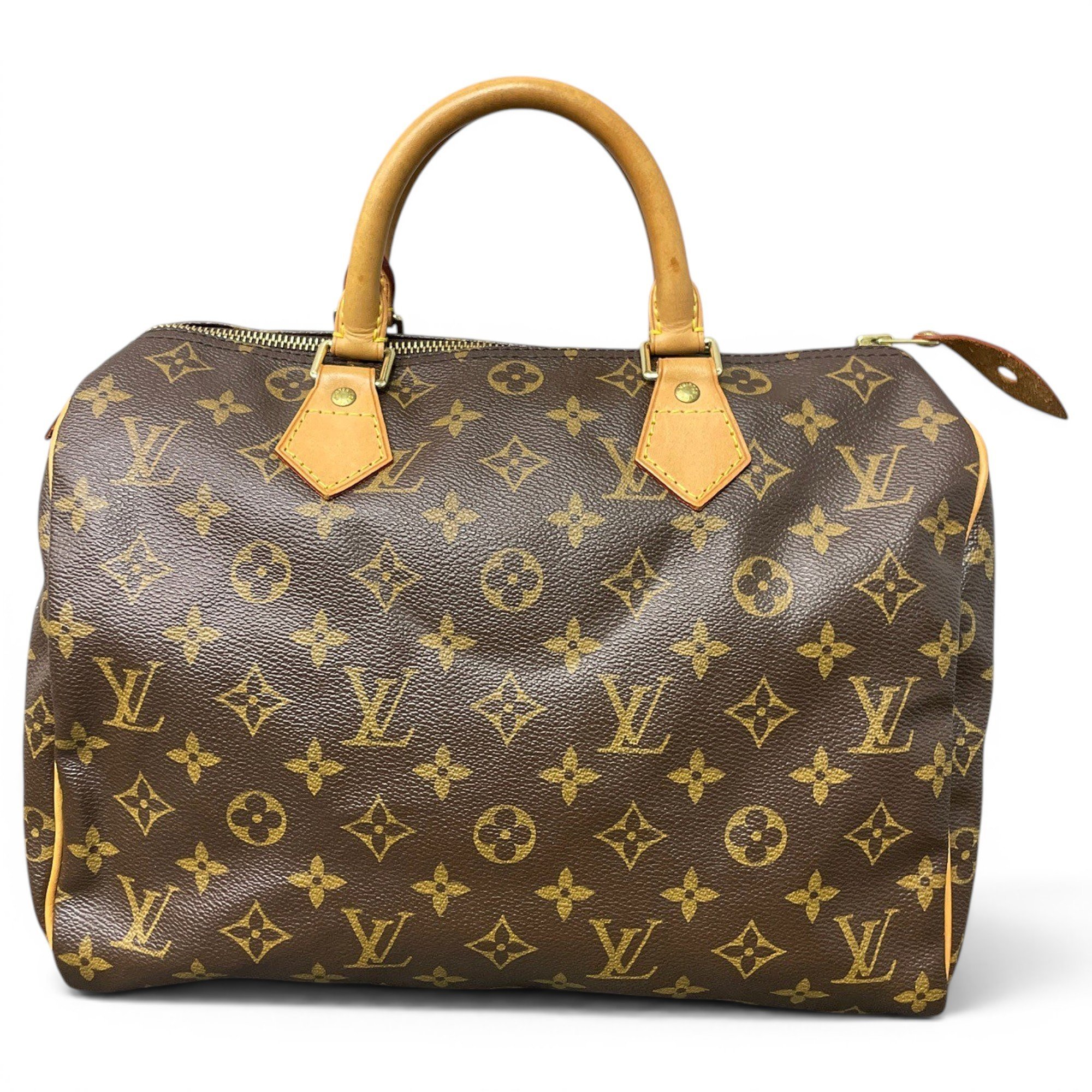 Speedy leather handbag