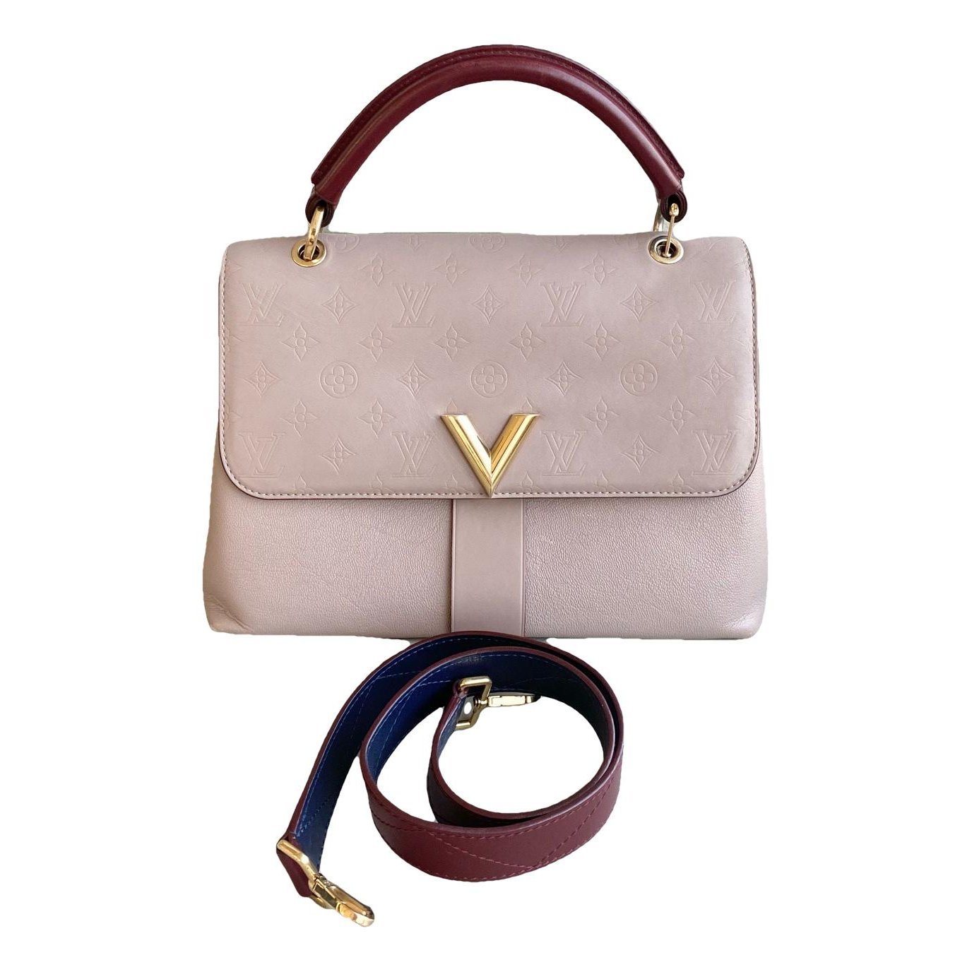 One Handle very leather handbag