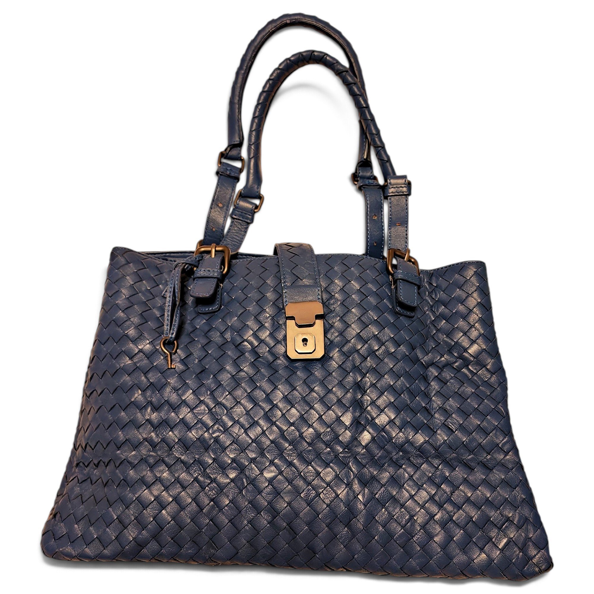 Bottega Veneta Roma leather handbag