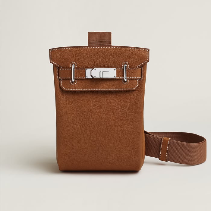 Fauve Barenia Faubourg Hermès HAC à Dos PM backpack