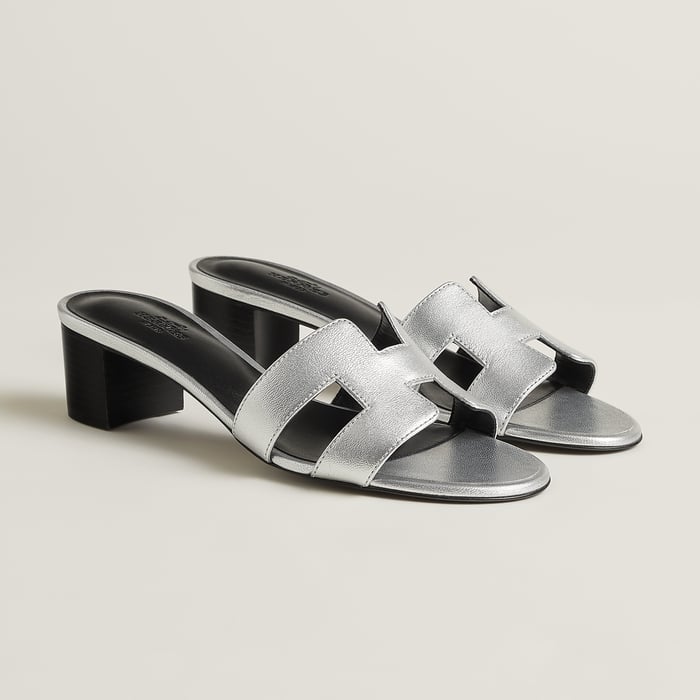 Gris Argenté Oasis Sandal