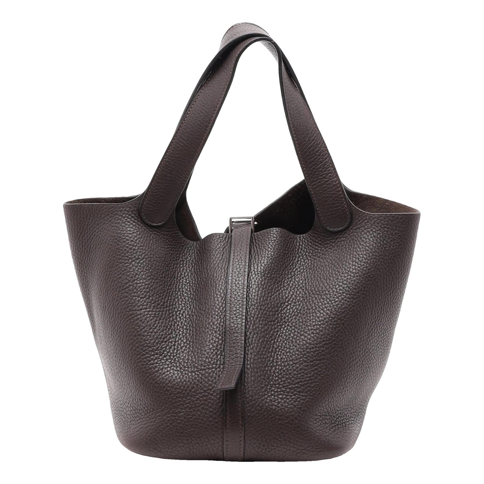Picotin leather handbag