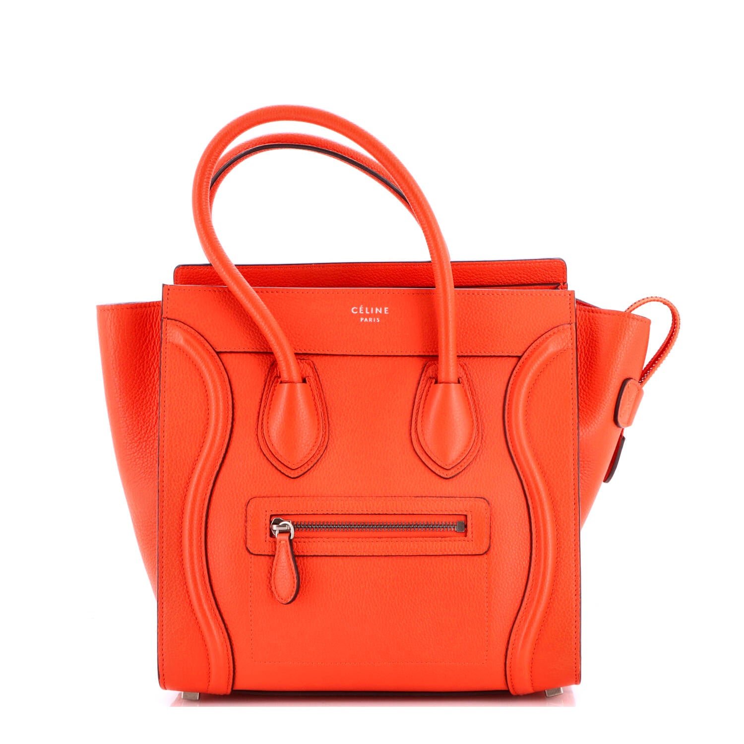 Luggage Bag Grainy Leather Micro