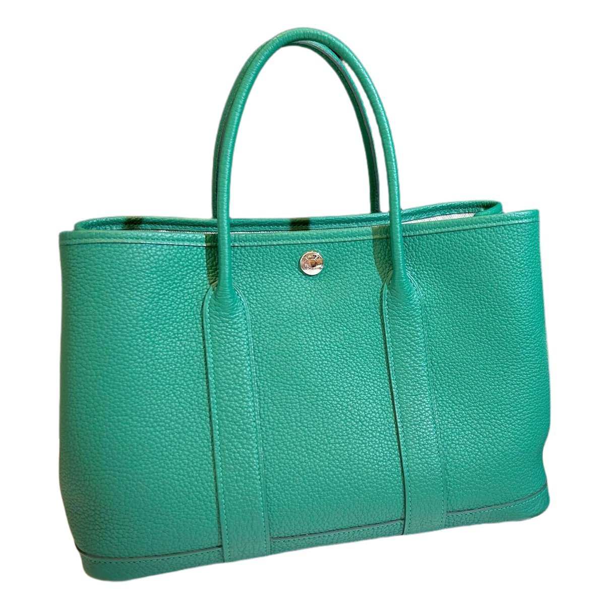 Garden Party leather handbag