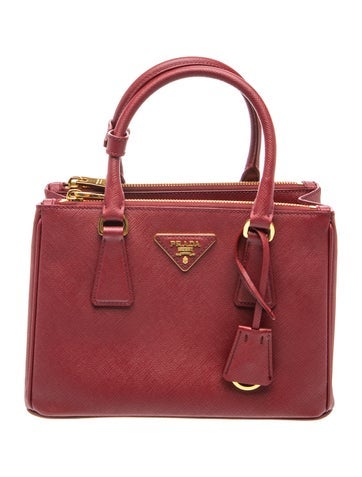 Saffiano Leather Galleria Double Zip Mini