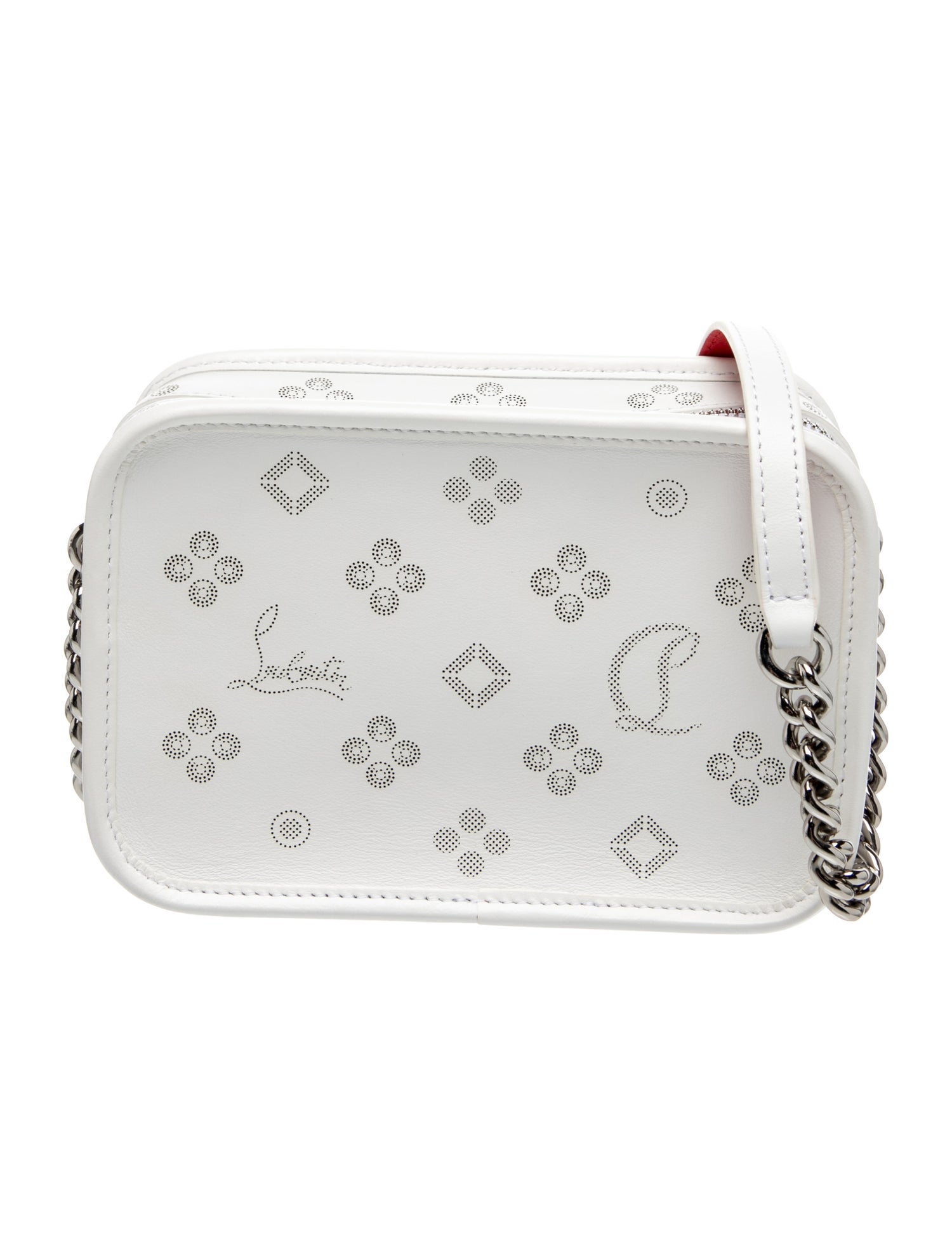 Christian Louboutin Perforated Monogram Radioloubi Loubinthesky Small