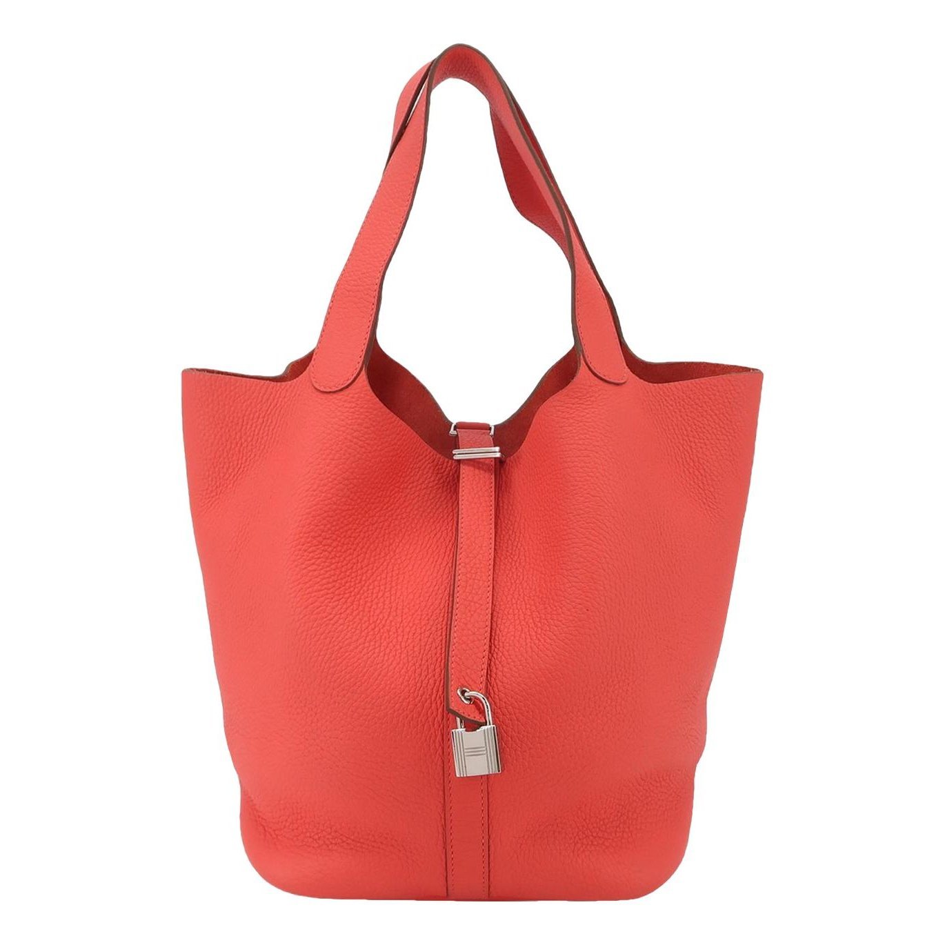 Picotin leather tote