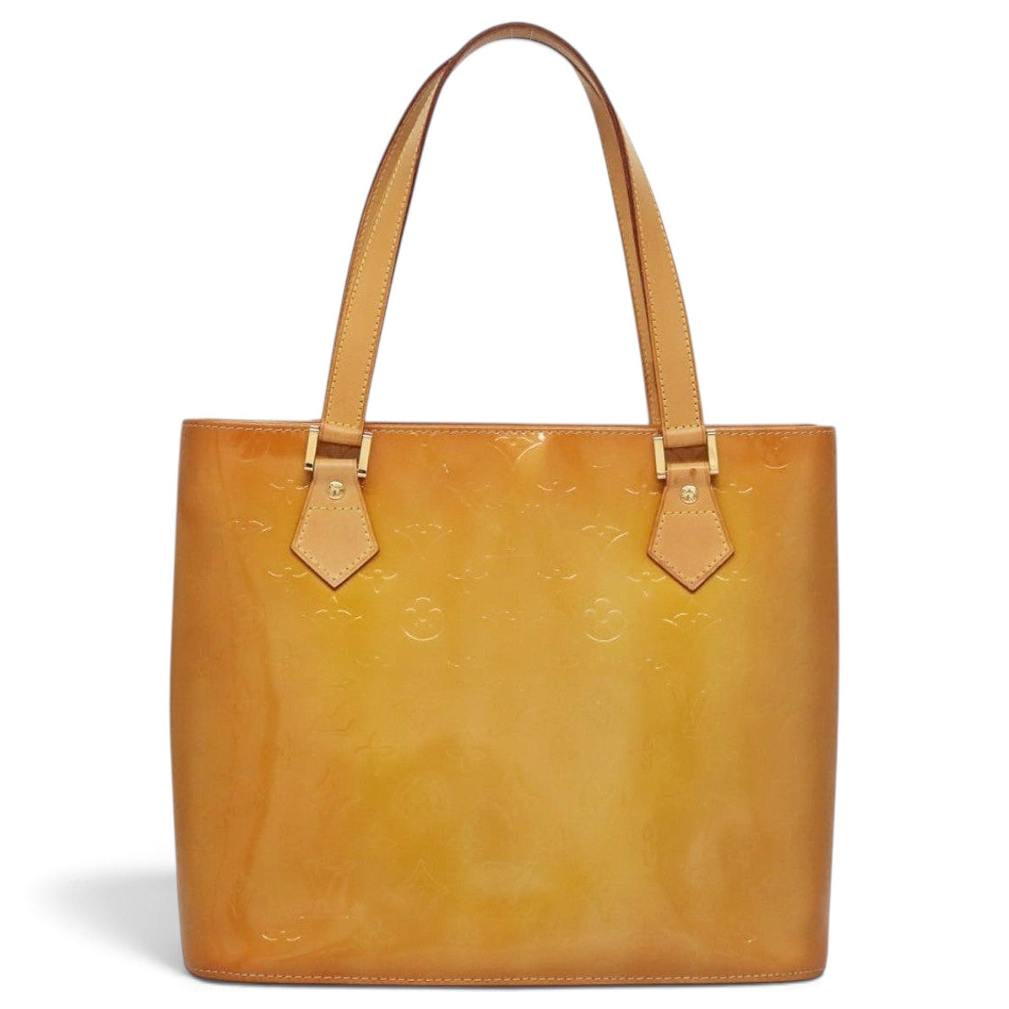 Houston patent leather handbag
