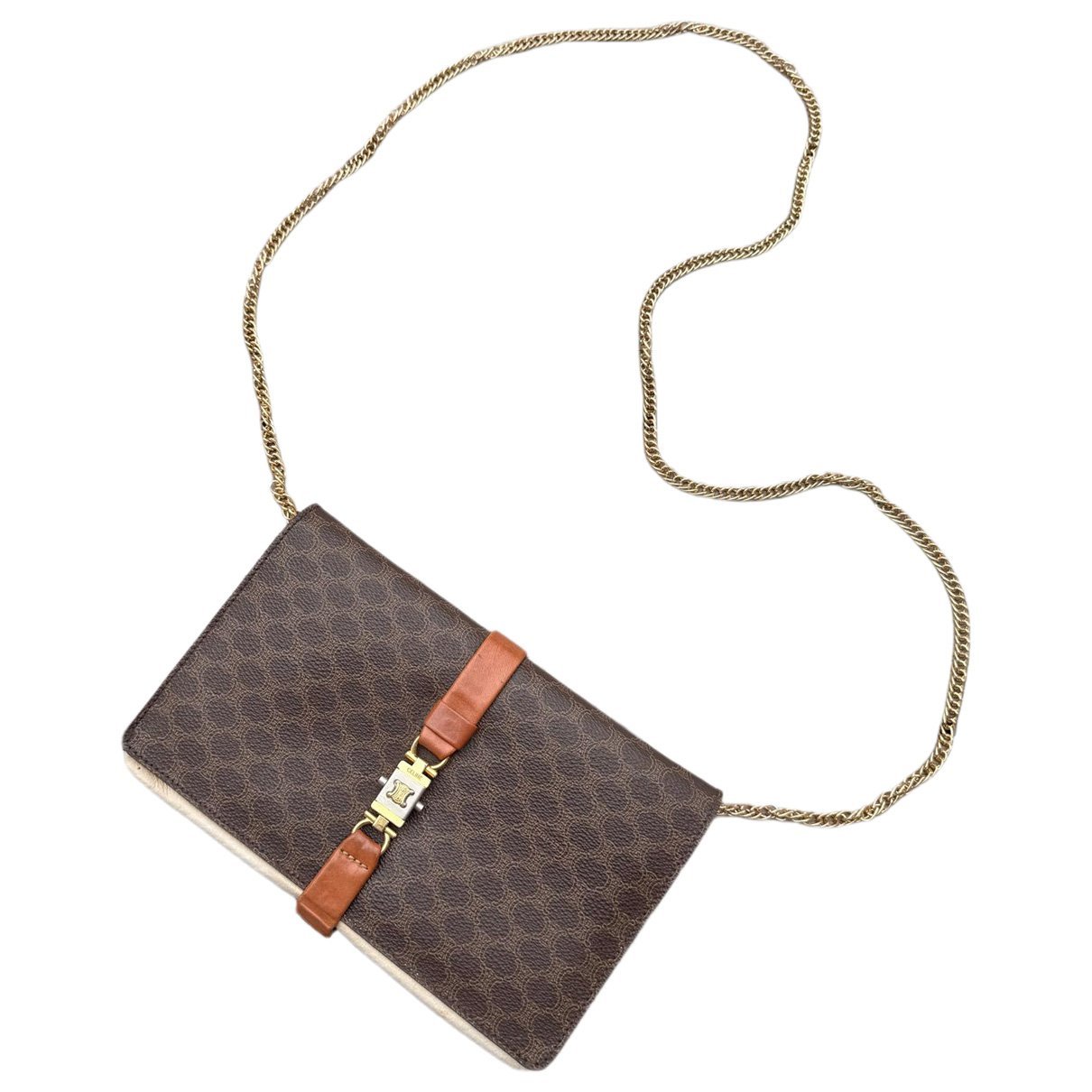 Pocket leather crossbody bag