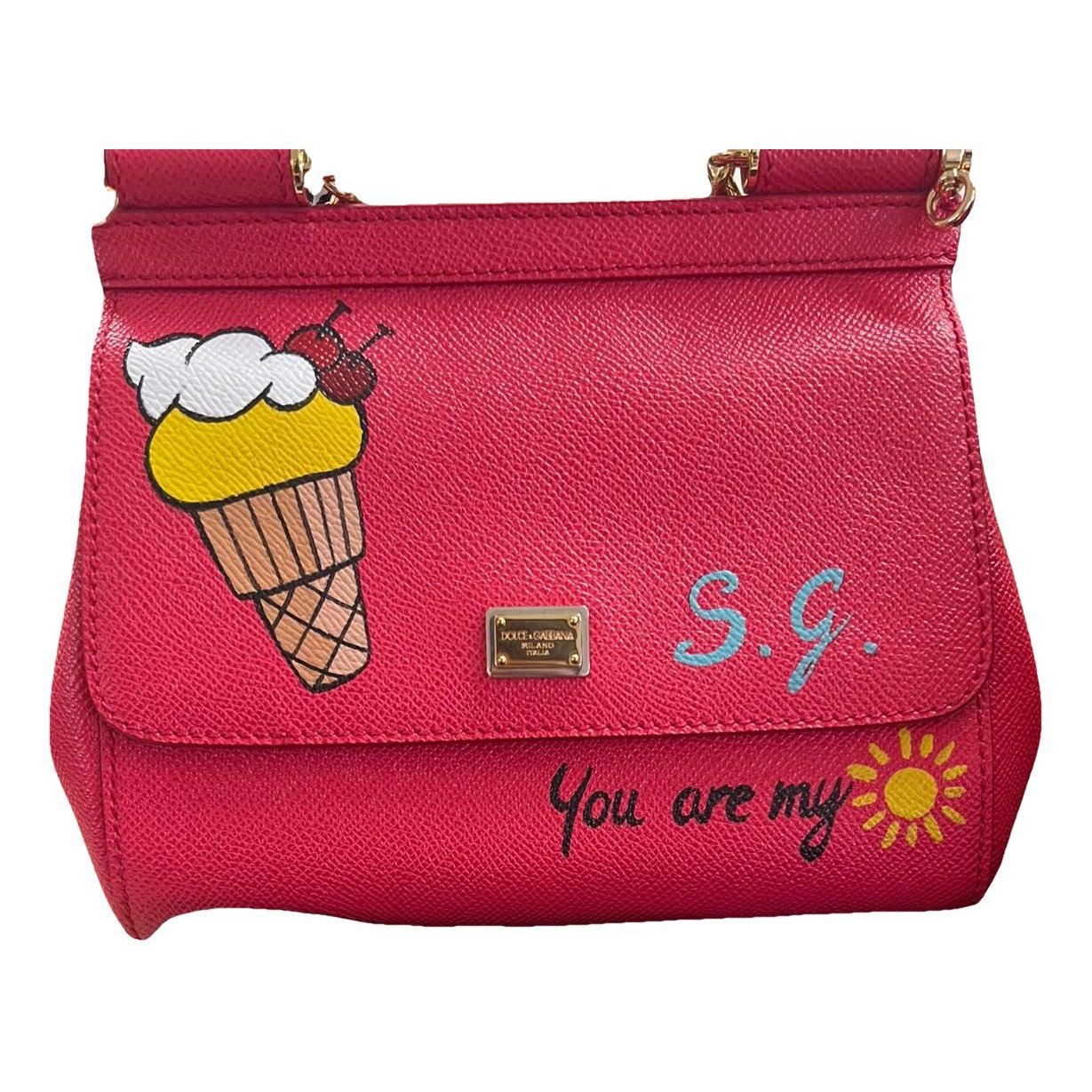 Dolce & Gabbana Sicily leather crossbody bag