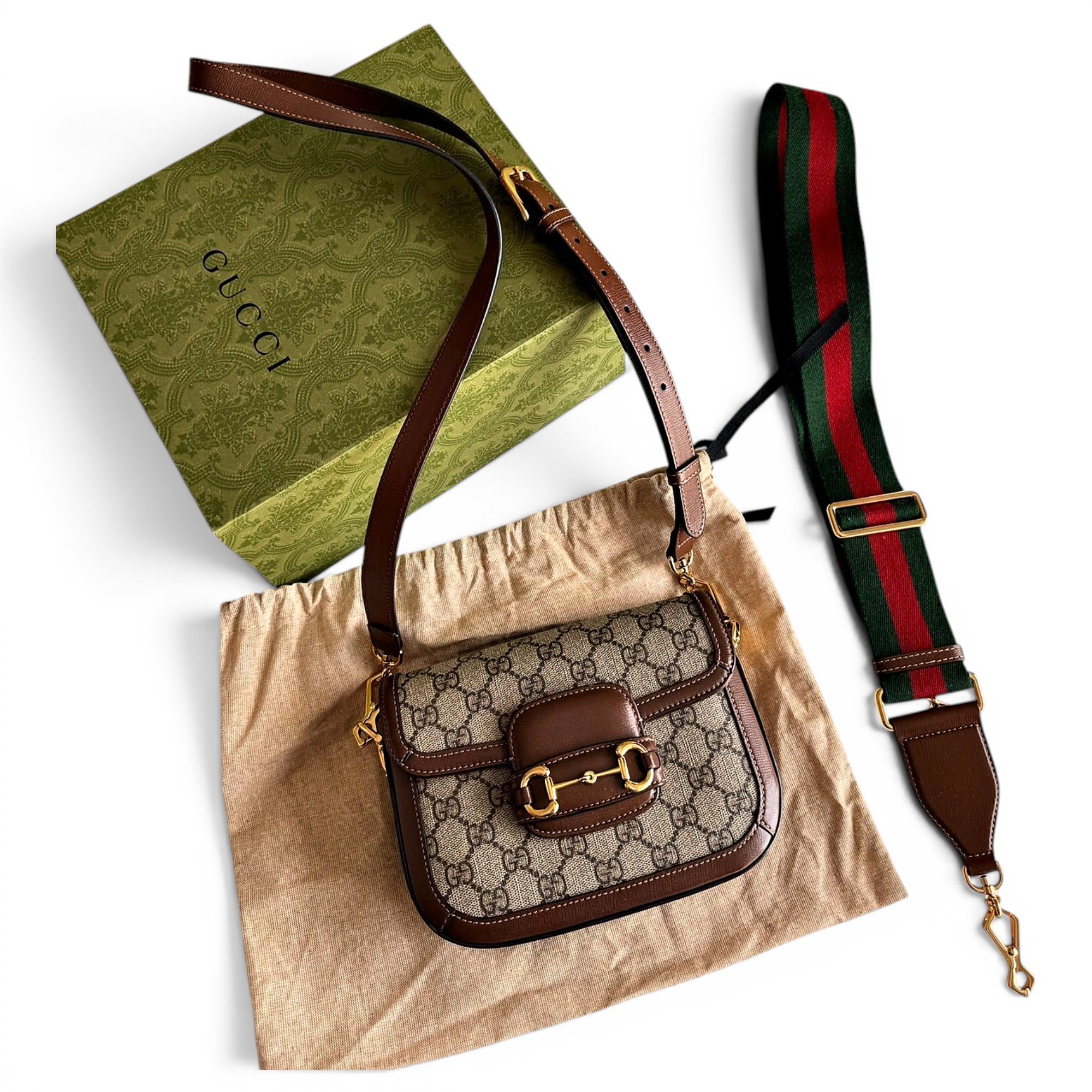 1955 leather crossbody bag