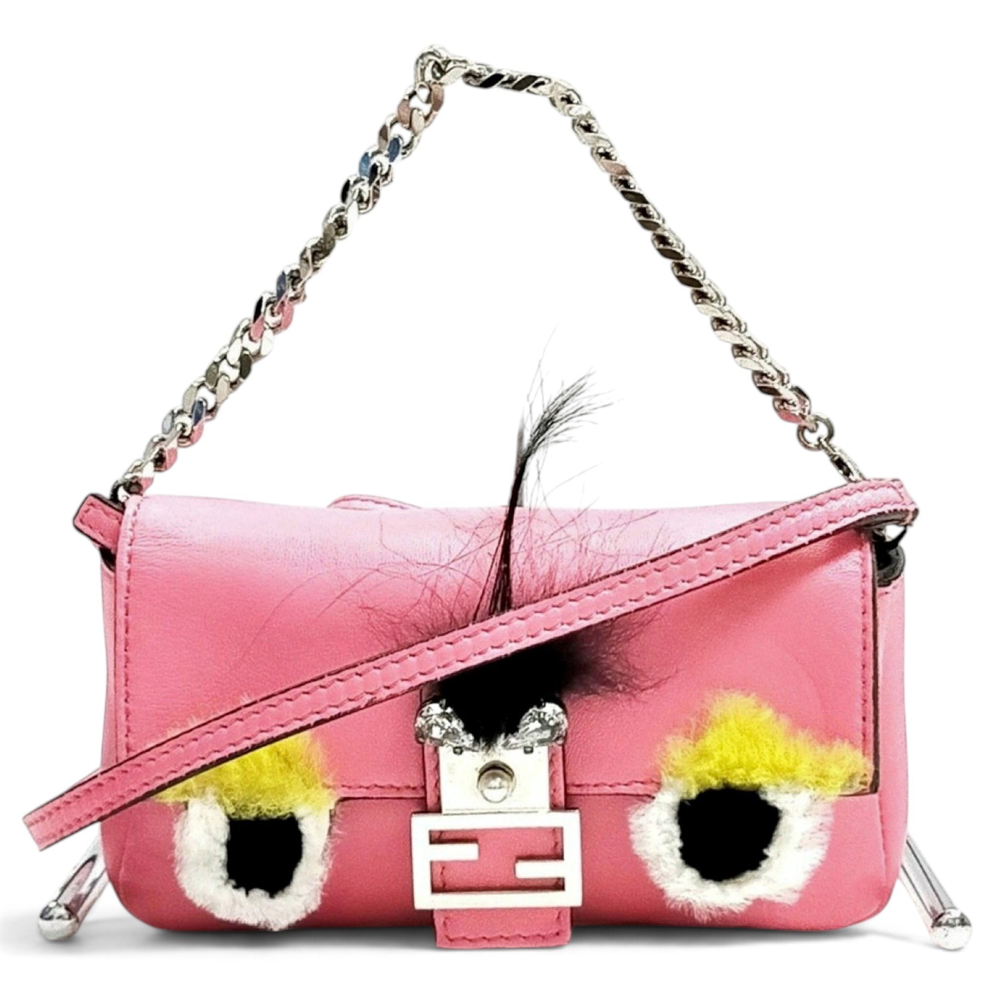 Baguette leather handbag