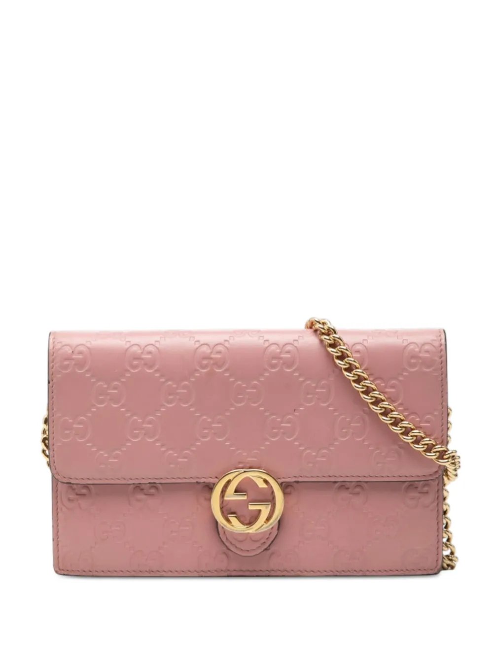 2016-2025 Guccissima Interlocking G Wallet on Chain crossbody bag