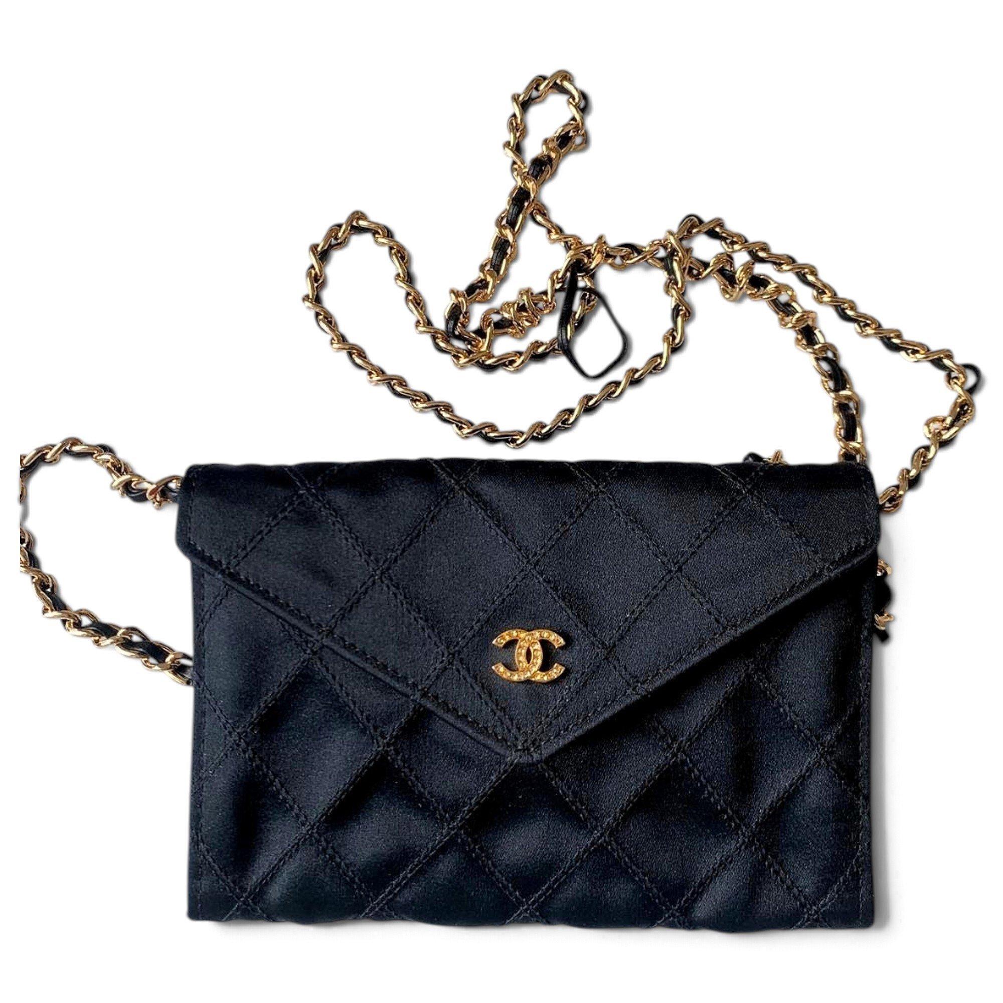 Silk clutch bag