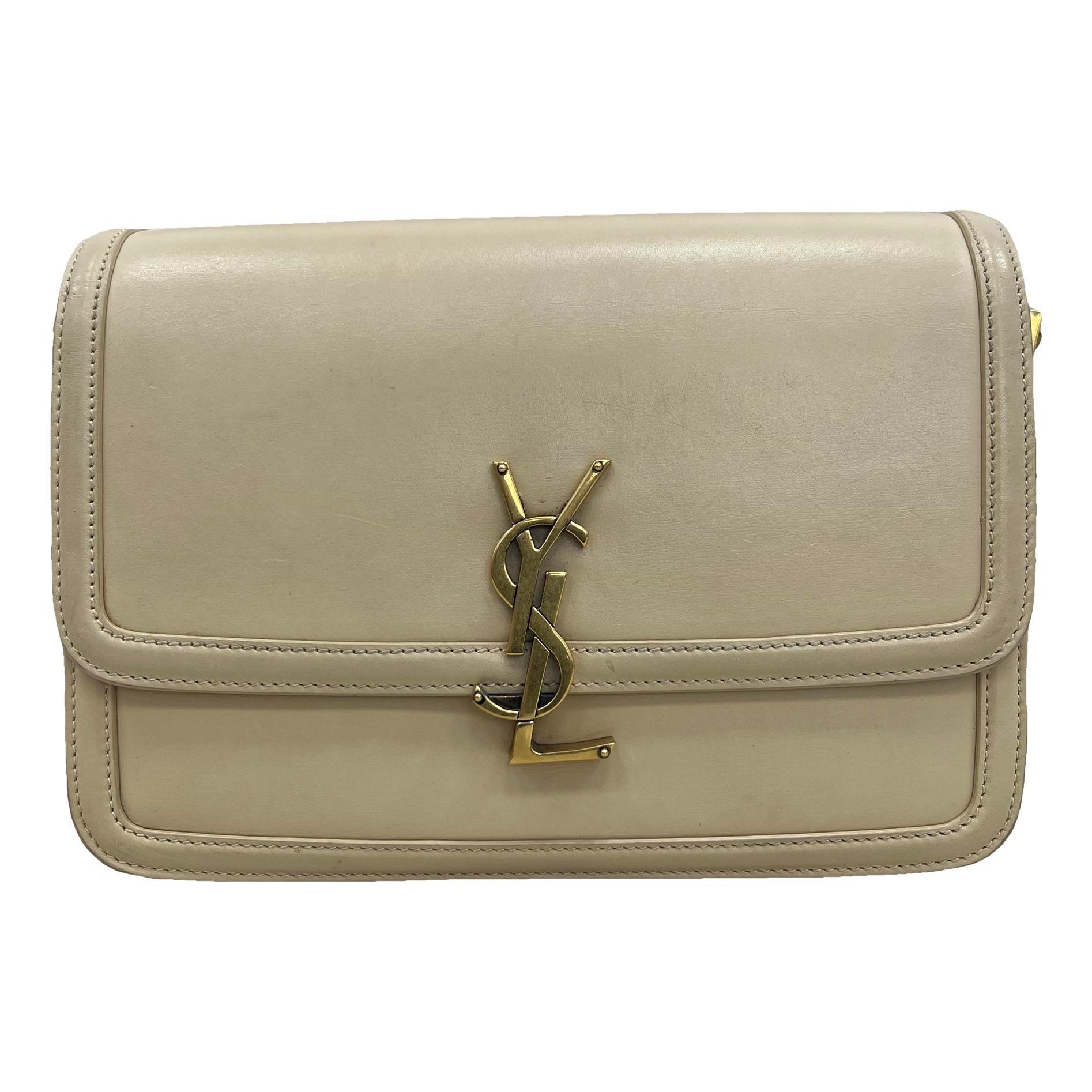 Solférino leather handbag