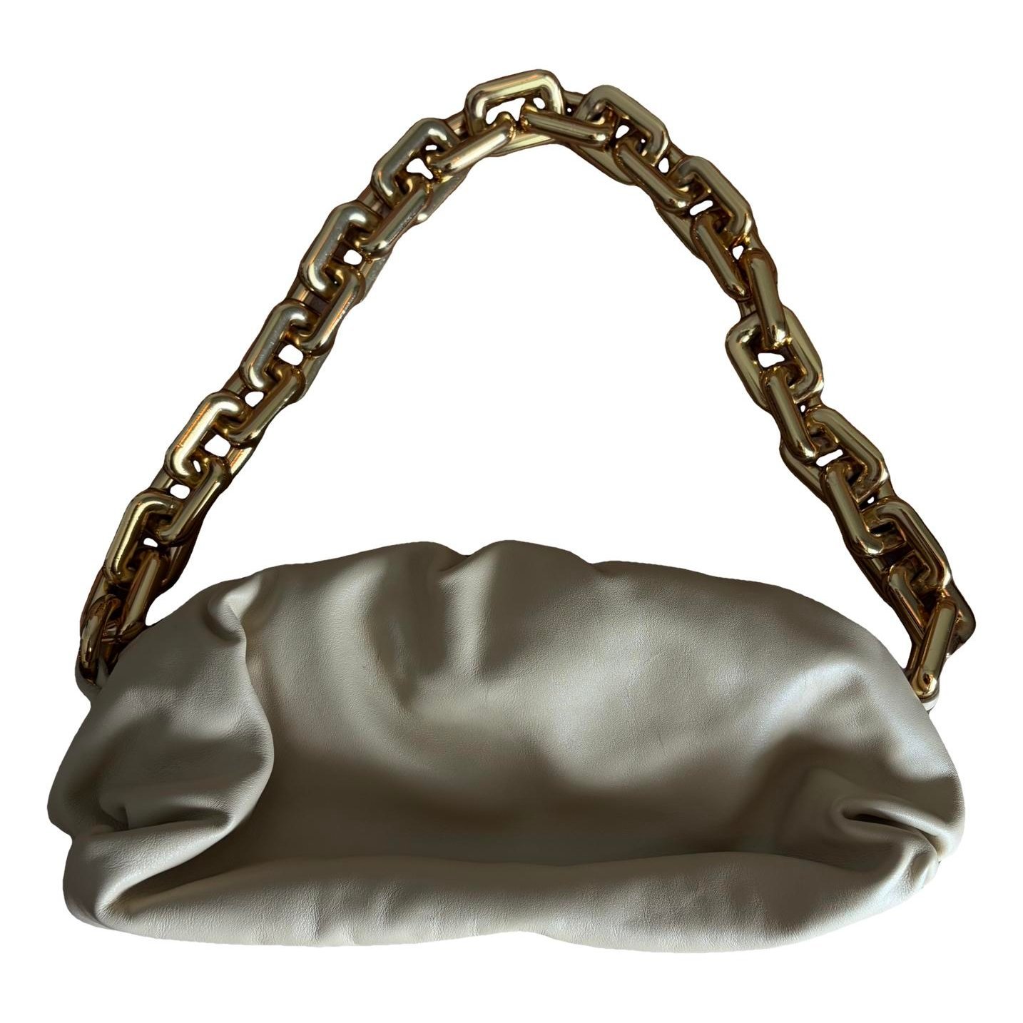 Chain Pouch leather clutch bag