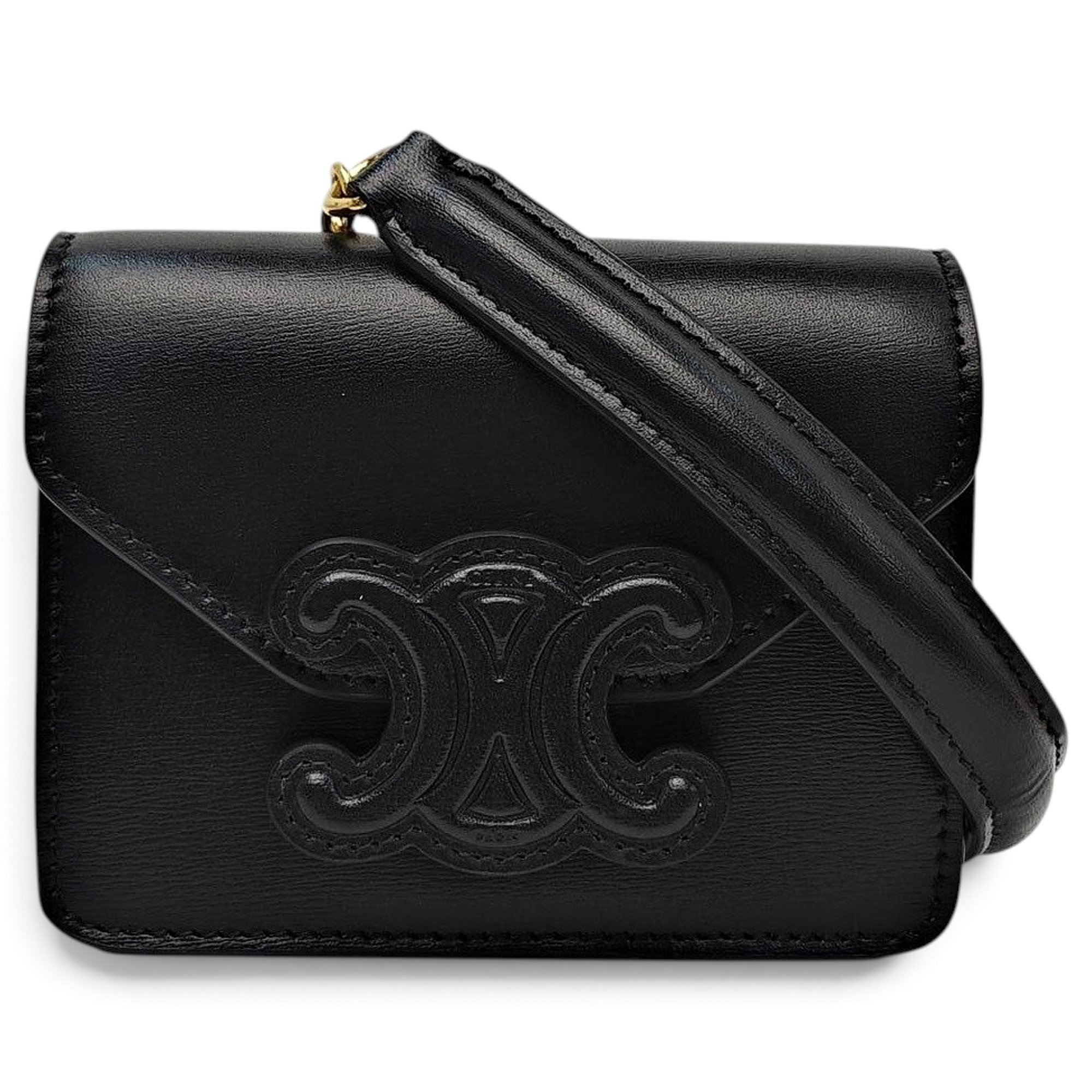 Triomphe leather handbag