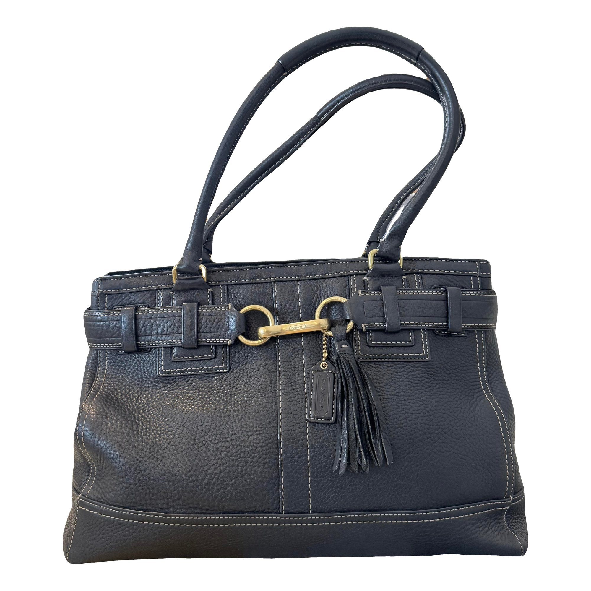 Signature Sufflette leather tote