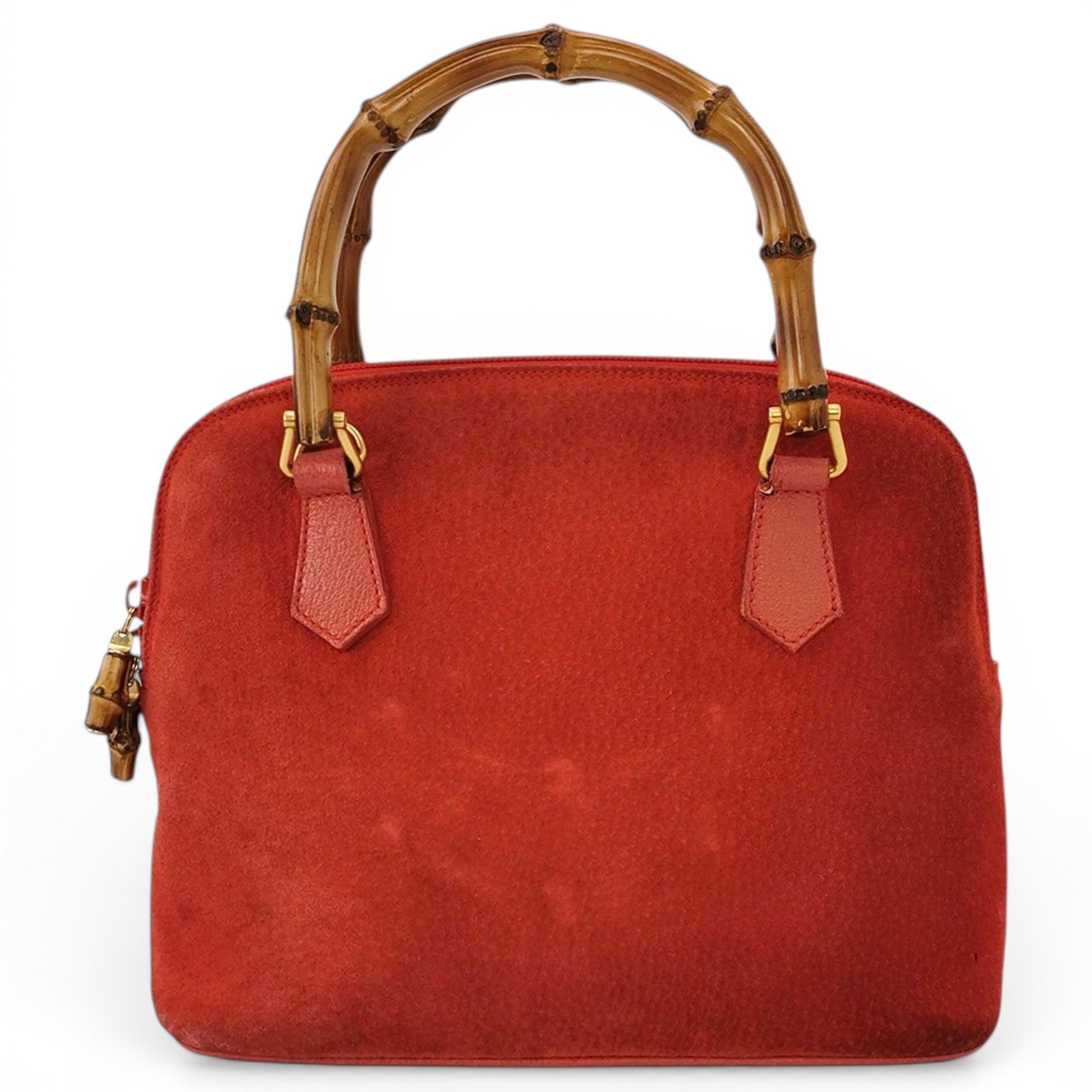 Bamboo leather handbag