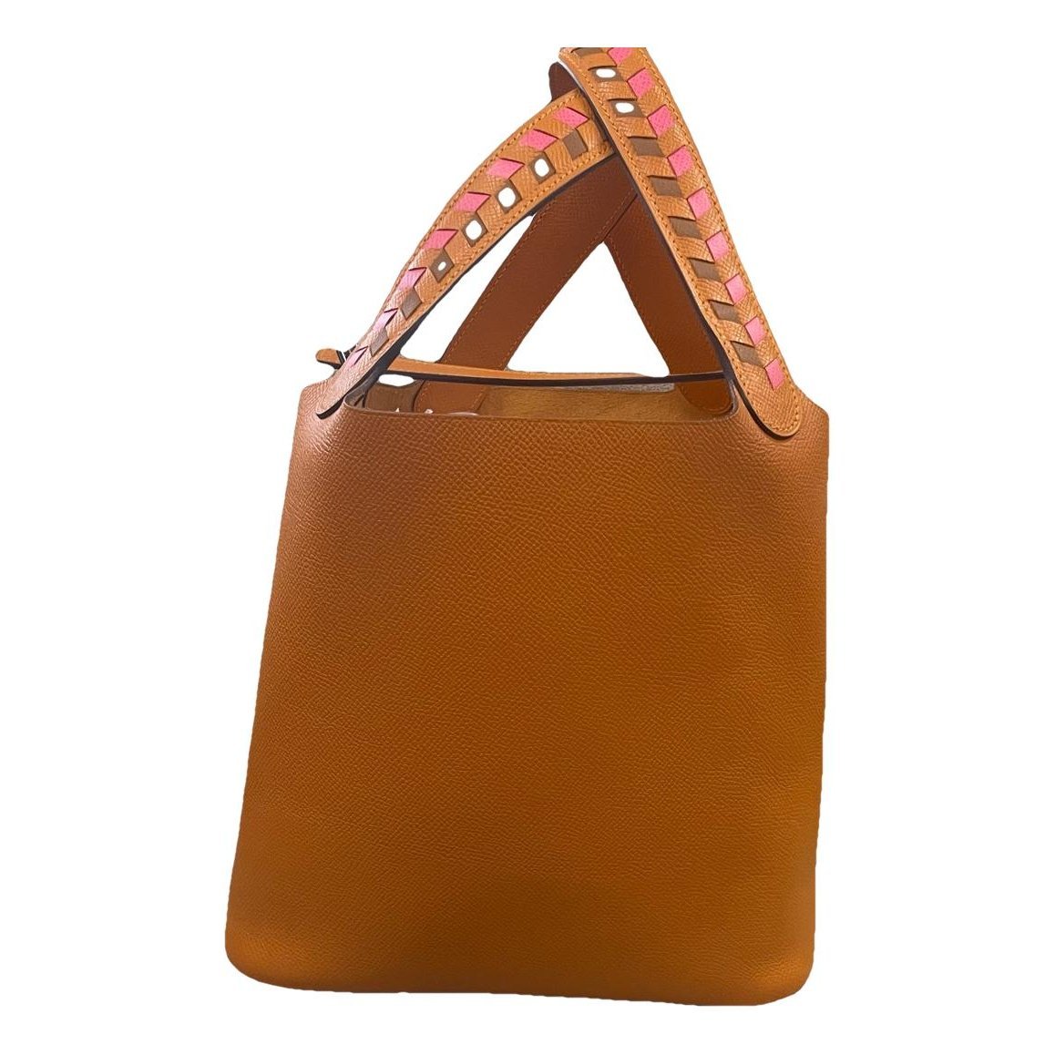 Picotin leather handbag