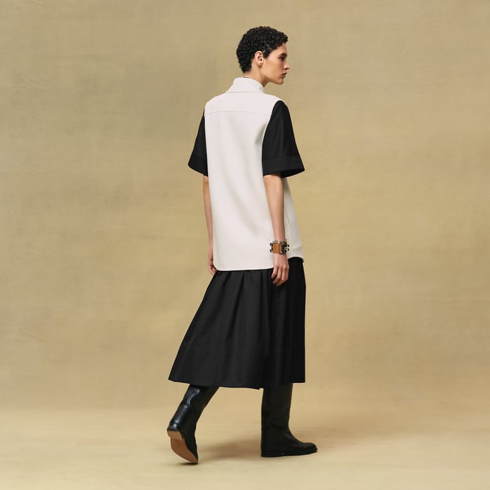 Blanc Naturel Overshirt Vest