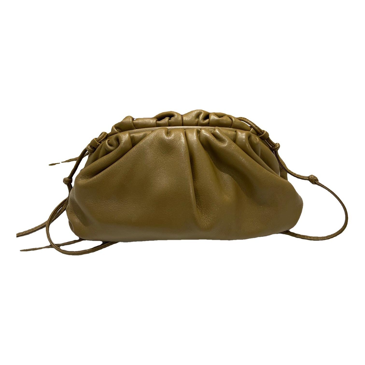 Pouch leather handbag