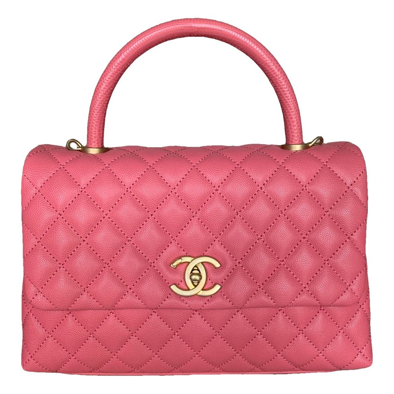 Coco Handle leather handbag